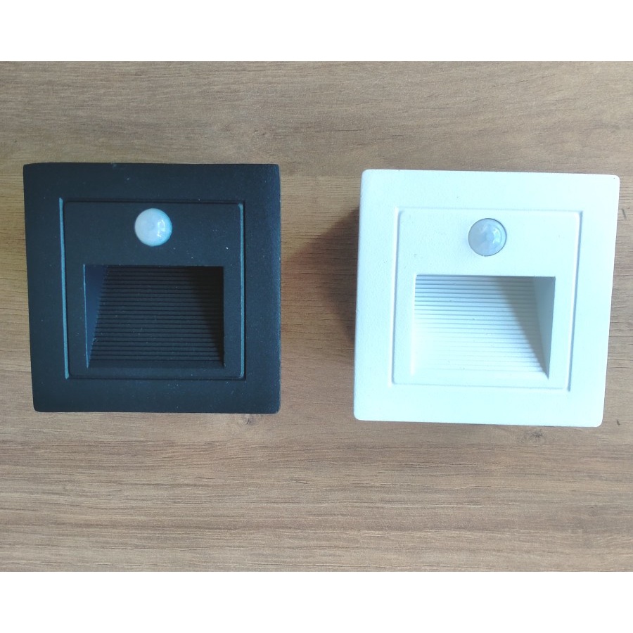 Lampu Tanam Tangga LED Persegi Minimalis 3Watt ADX-525SF SENSOR IP65