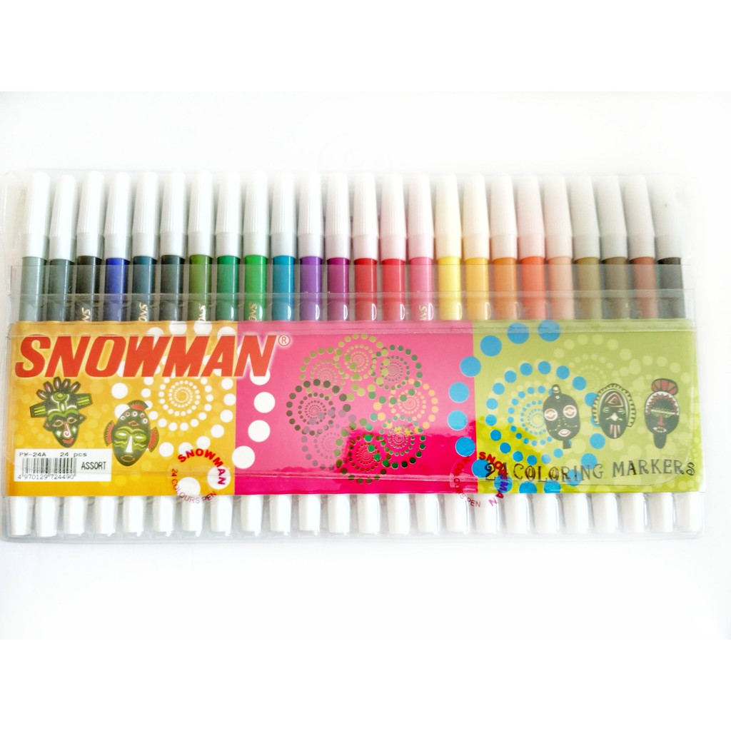 

Spidol SNOWMAN Set 24 Warna/ Marker 24 Colors