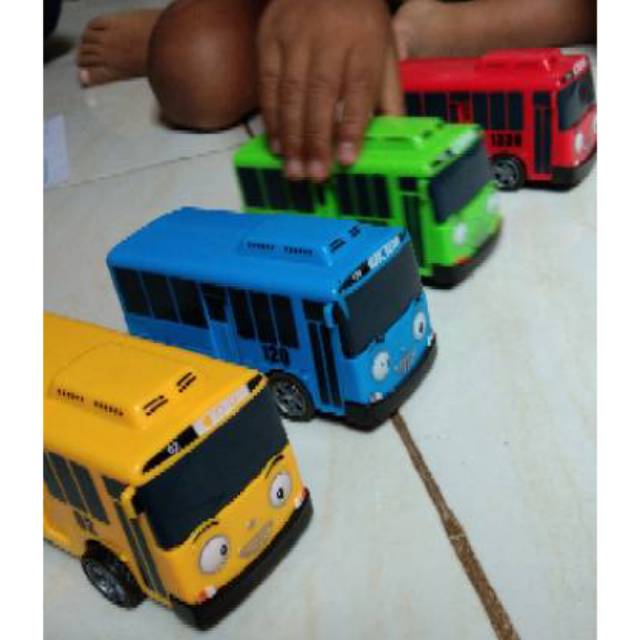 READY SELALU MAINAN MOBIL TYO THE LITTLE BUS BIS TAY SATUAN 4 WARNA