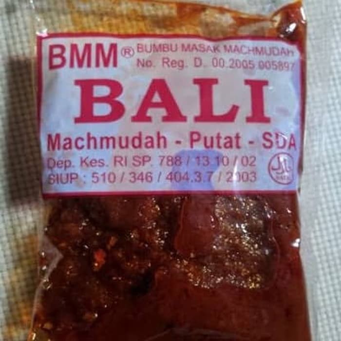 

Bumbu Masak Instant Mahmudah BMM Bumbu BALI