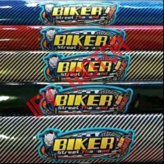✪ KARET KULIT JOK MOTOR CARBON BIKER THAILAND MIO VARIO BEAT VIXION SATRIA FU RXK SCOOPY FINO KARBON