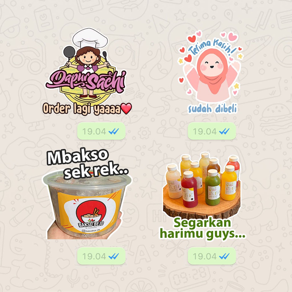 

Olshop Sticker WA / Stiker / Custom / Online Shop