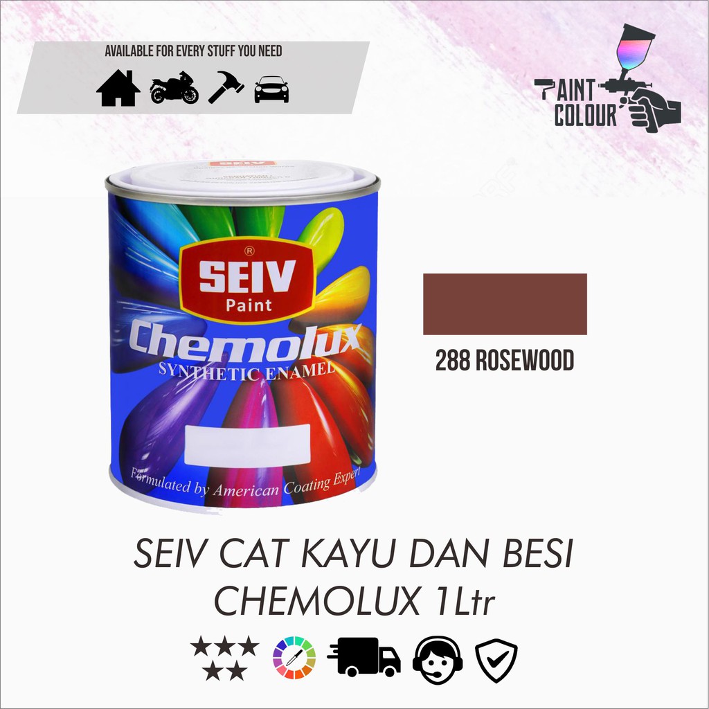  CAT  BESI  KAYU SEIV CHEMOLUX SUPER 288 Rosewood Shopee 