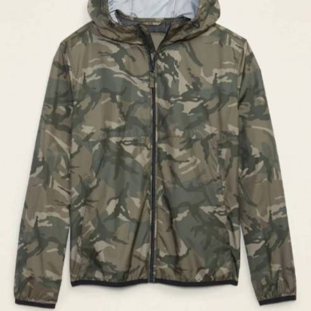 JACKET OLD NAVY PACKABLE WATER REISTANT WINDBREAKER JACKET FOR MEN
