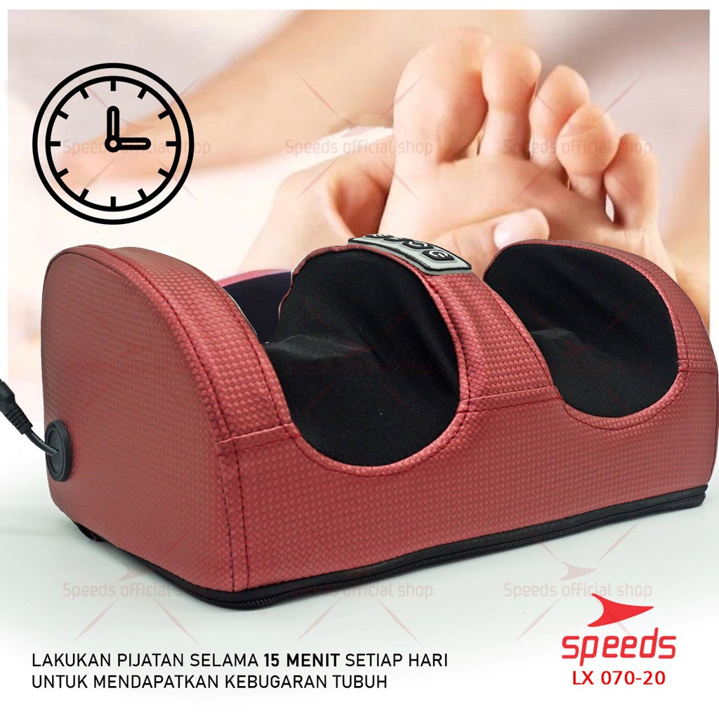 SPEEDS Alat Pijat Kaki Elektrik Foot Massager Terapi Kaki dan Badan Alat Kesehatan Portable 070-20-1