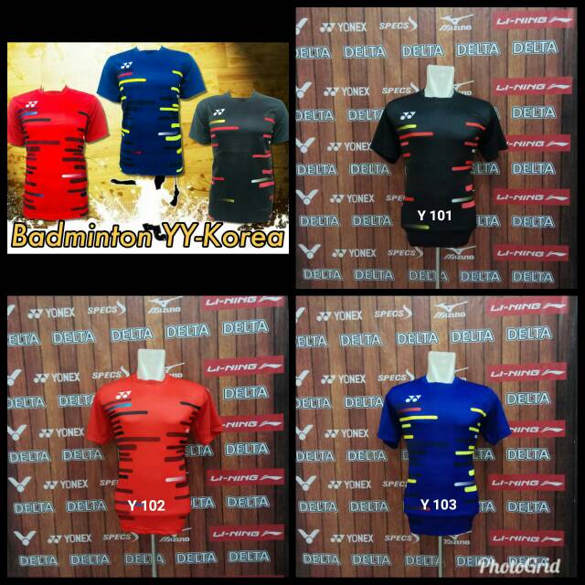 Kaos Badminton Baju Bulutangkis Yonex  Badminton Yonex  YY-Korea