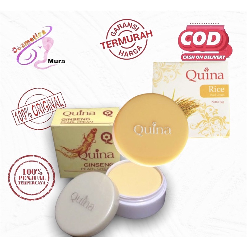 [ bpom ] quina pearl cream gingseng / Quina Cream Rice | seperti kelly