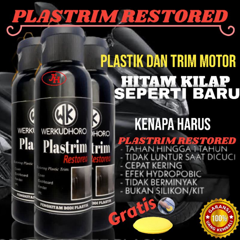 Jual Plastrim Restored Penghitam Body Motor Permanen Jadi Black To Black Magic Pengkilap Body 1246