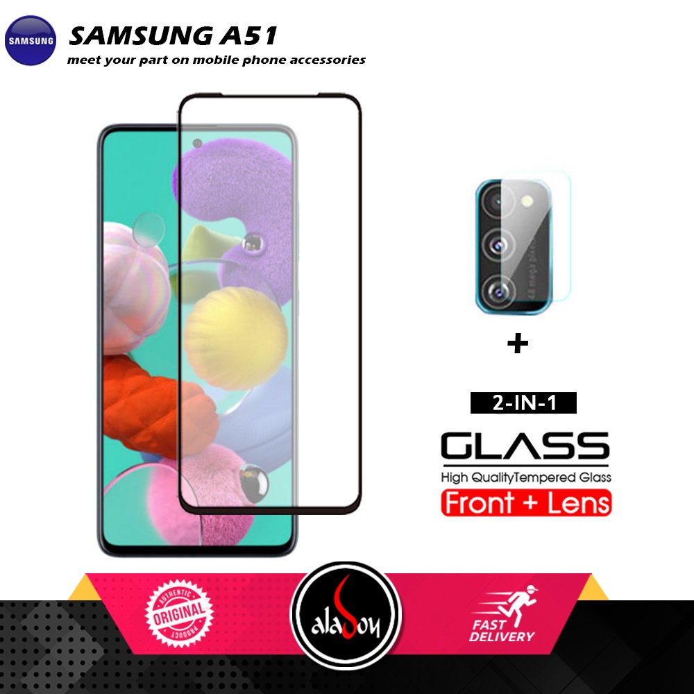 Tempered Glass Layar Samsung A51 Free Tempered Glass Camera