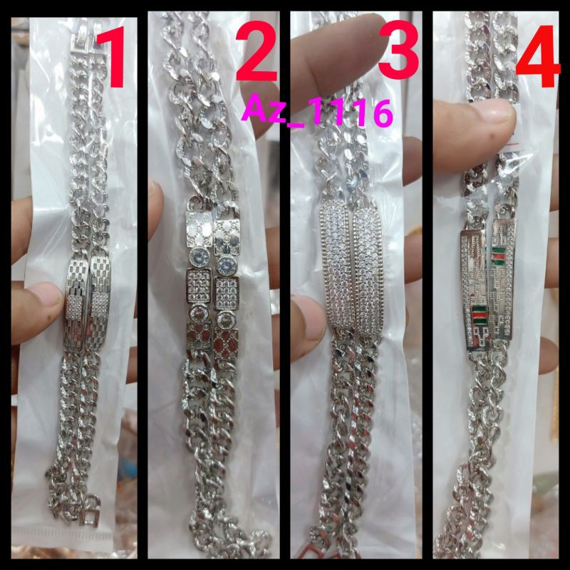 Gelang rantai xuping dewasa_gelang rantai silver_gelang rantai murah