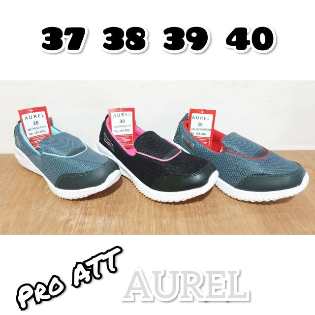 Sepatu slip on cewek pro att aurel