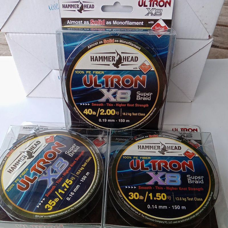 BENANG/SENAR PE ULTRON X8,150M