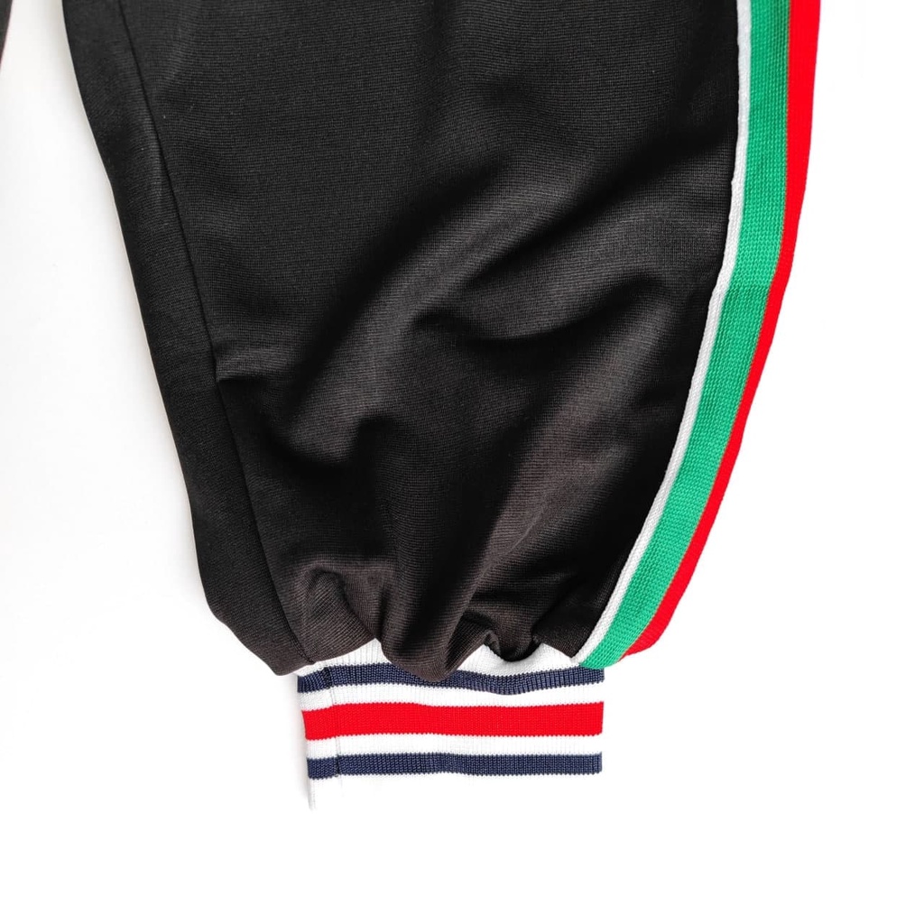 Promo !! Setelan baju anak cewek / setelan jacket trendy blaster gucci import ukuran 5-12tahun (hitam)