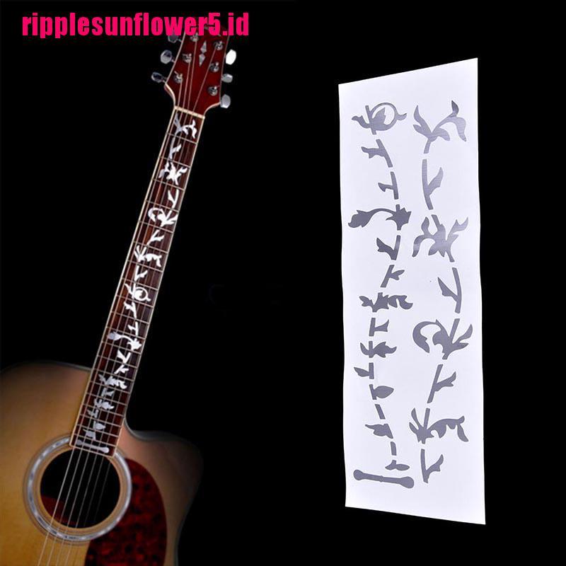 1pc Stiker Fretboard Inlay Motif Pohon Kehidupan Untuk Gitar Bass