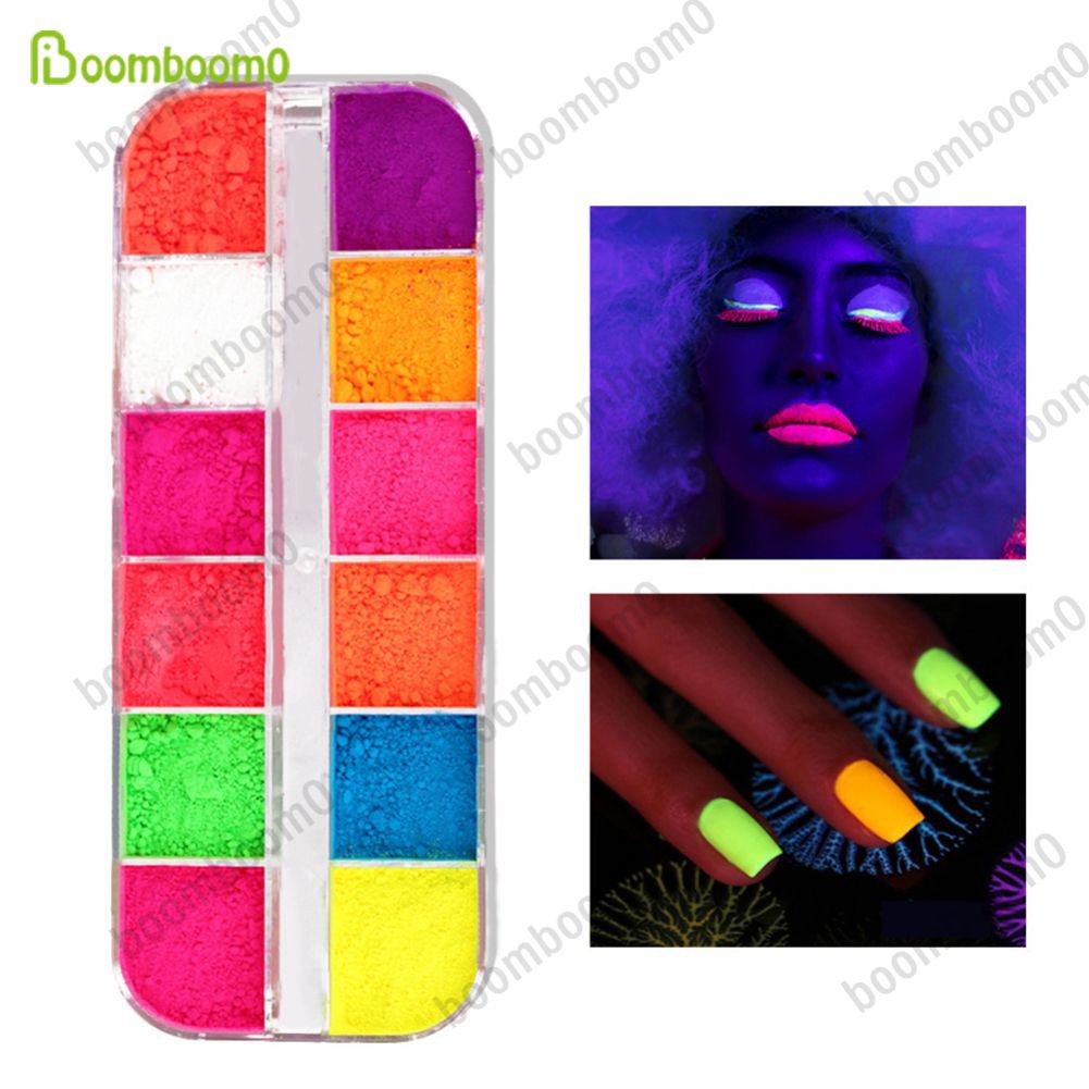 fluorescent nail powder
