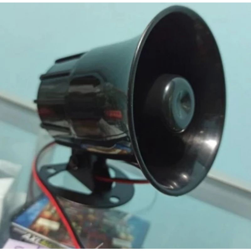 Sirene Alarm HANAYA 6 Suara / 6 Tone High Decibel Active Horn 12V 20W