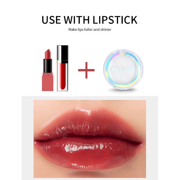 FIT COLORS Original Transparent Moisturizing Lip Jelly Untuk Perawatan Bibir Kering