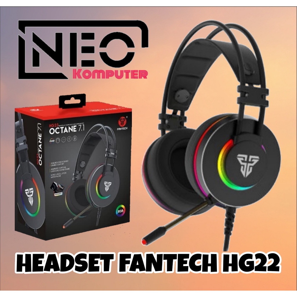 FANTECH HG23 OCTANE 7.1 RGB GAMING HEADSET HG 23 / HG-23