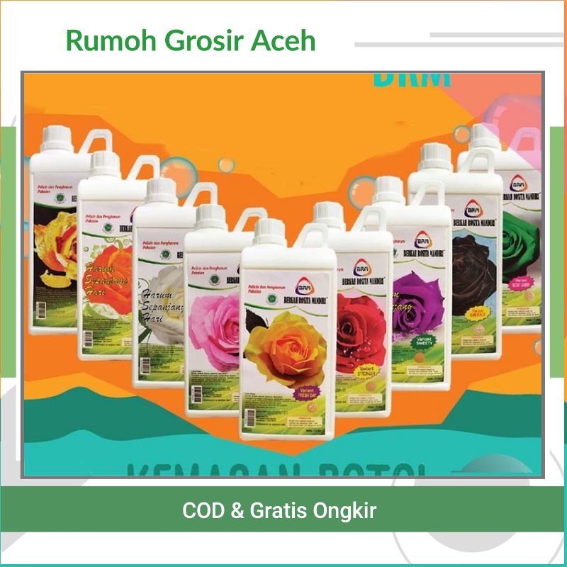 [ACEH] Super Wangi PARFUM LAUNDRY MAWAR 1 LITER