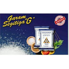 

Garam Beryodium Cap Segi Tiga "G" (3pc 750 gram Plus Sendok)