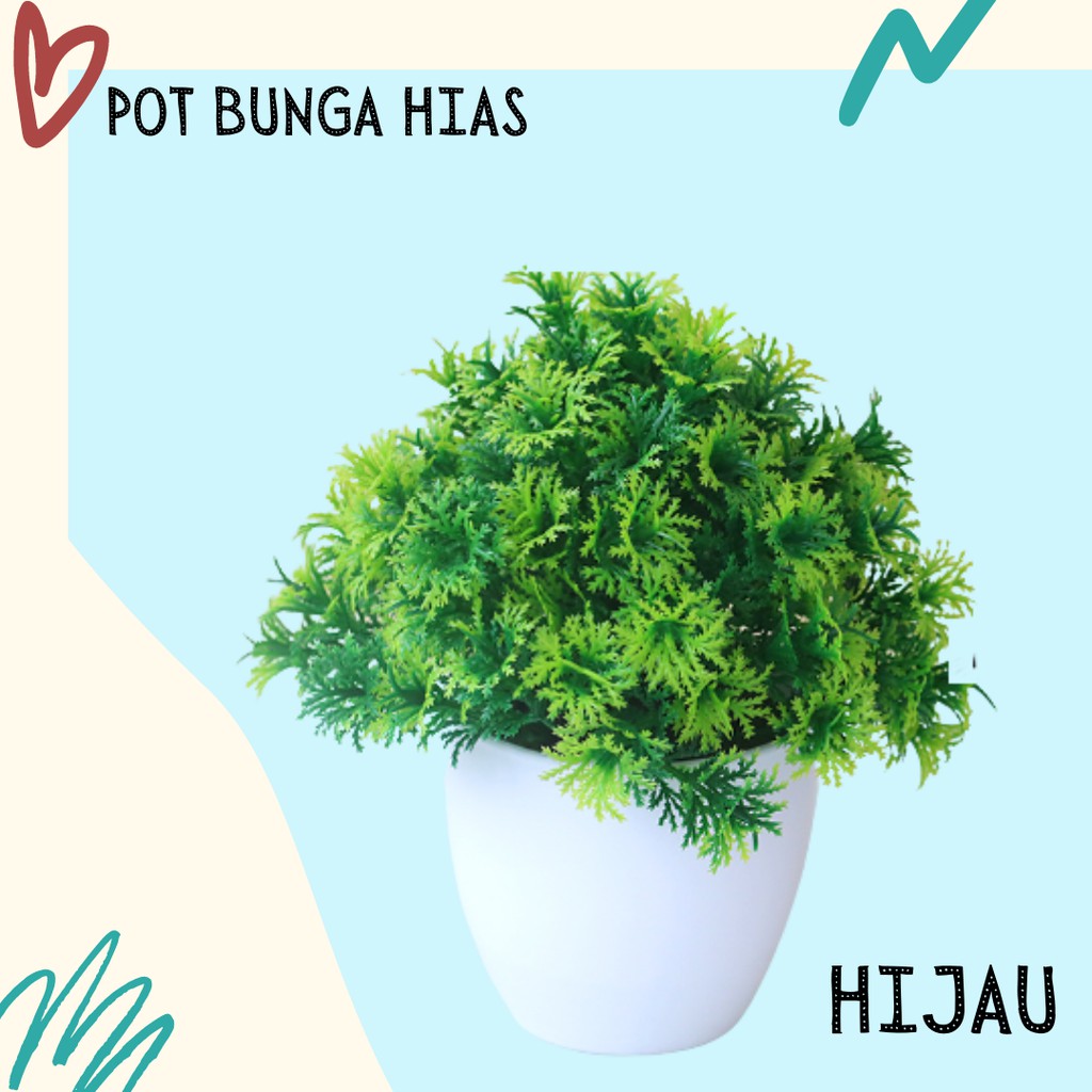 Satu7an PBP25 Tanaman Bunga Plastik Tanaman Hias Bunga Tason Dekorasi Rumah Artificial Flower-5