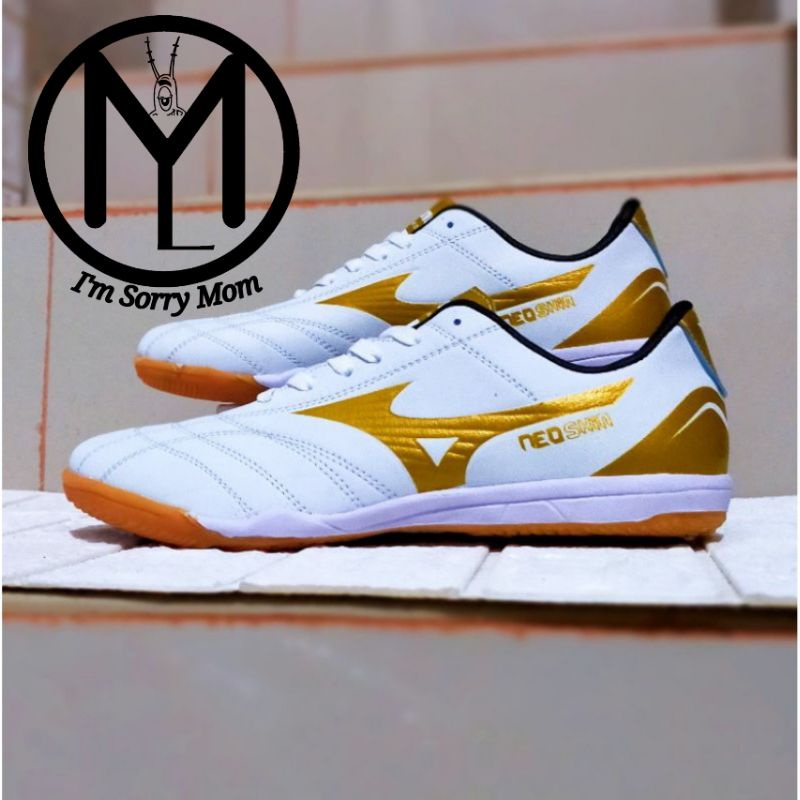 Sepatu Futsal Mizuno NeoShin Profesional Sol Gem Dua Warna / Sepatu Futsal Pria Dewasa Size 38-43