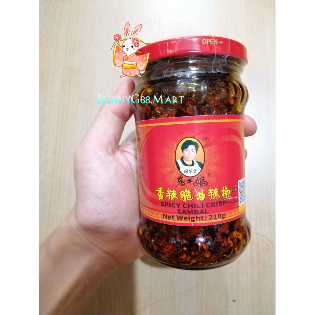 

[SALE] LAOGANMA SPICY CHILI CRISP 210G/LAO GAN MA CRISPY CHILI OIL SAUCE/SAMBAL MINYAK CABAI CABE