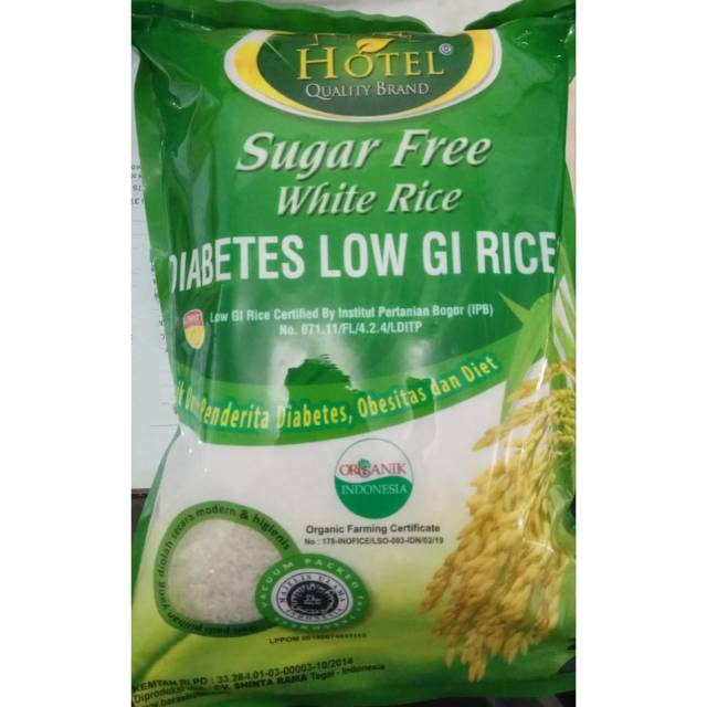 

Diabetes Low Gi Rice Sugar Free Beras Organik Hotel