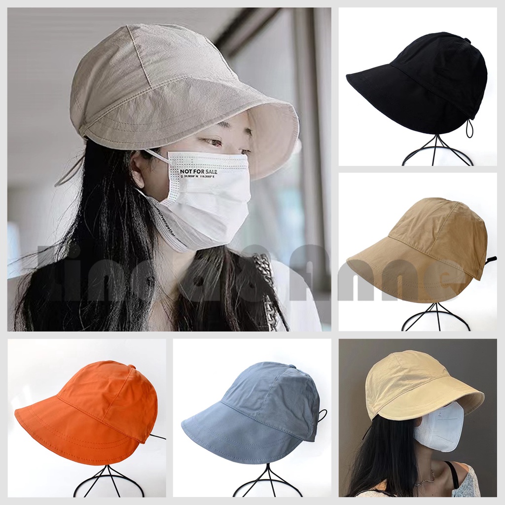 Topi Matahari Breathable Elastis Dapat Disesuaikan - Topi Fashion Musim Panas Import