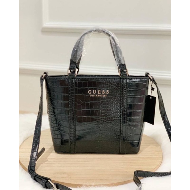 Guess Agata Croco Mini Tote Bag Original / Totebag Guess Original / Guess Croco Bag Original