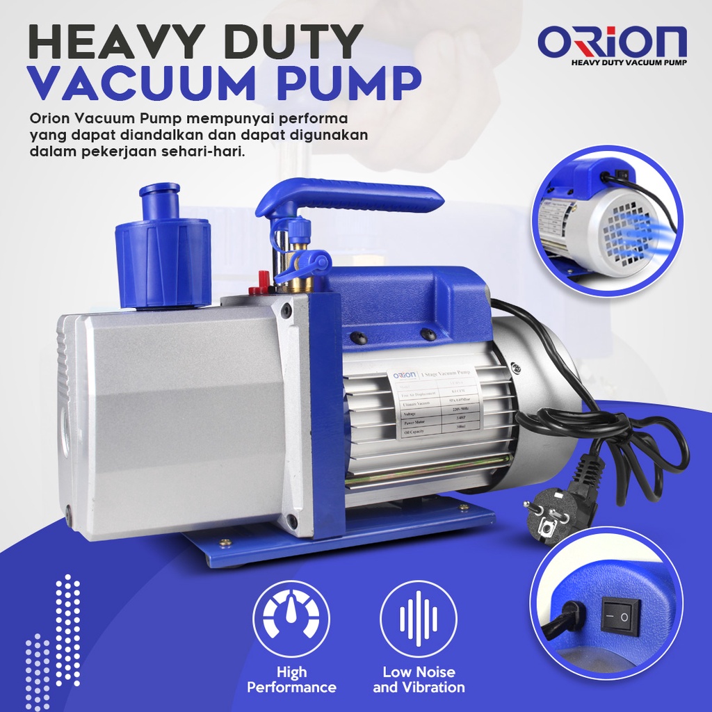 Vacuum Pump AC Mesin Pompa Vacuum AC 3/4 HP Orion VP RS 4