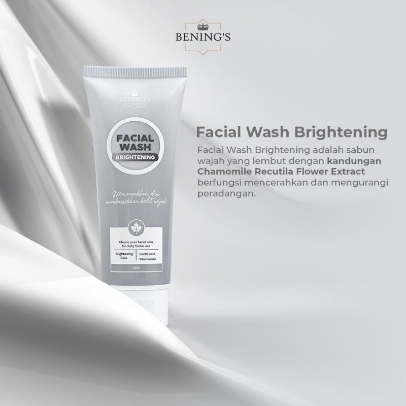 FACIAL WASH BRIGHTENING BENINGS SKINCARE BY DR OKY