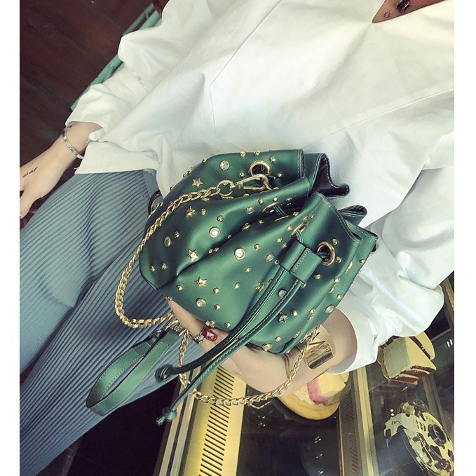 Slingbag RUBI MODEL CROSSBODY STUDDED Sling bag IMPORT KOREA MURAH  tas selempang TAS LUCU
