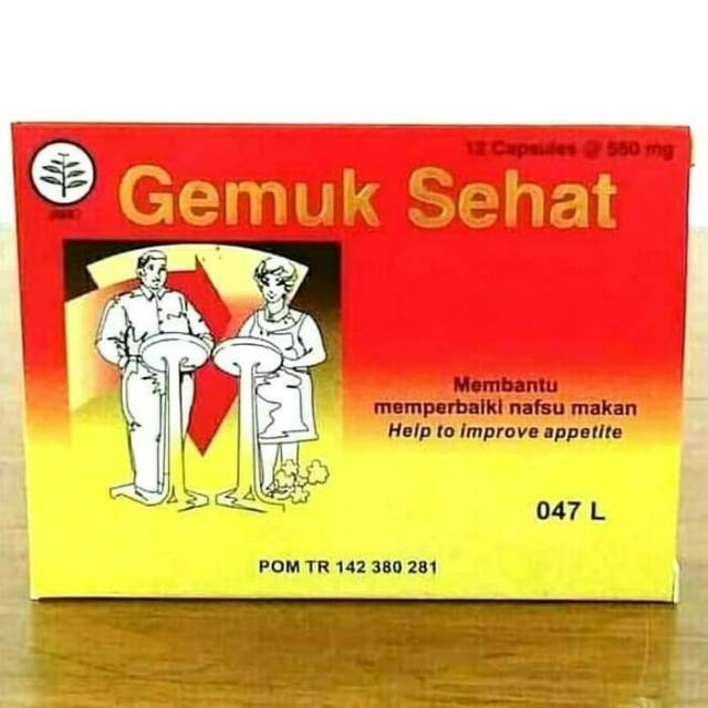 Gemuk sehat 12 kapsul