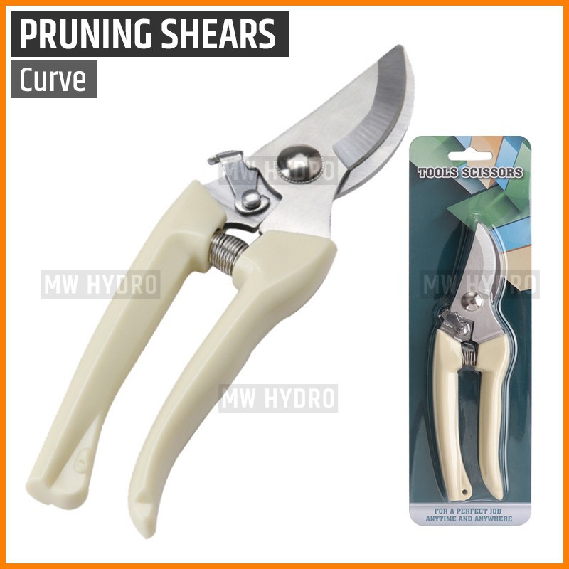 Gunting Dahan, Ranting Tanaman - Pruning Shears / Scissors - Curve