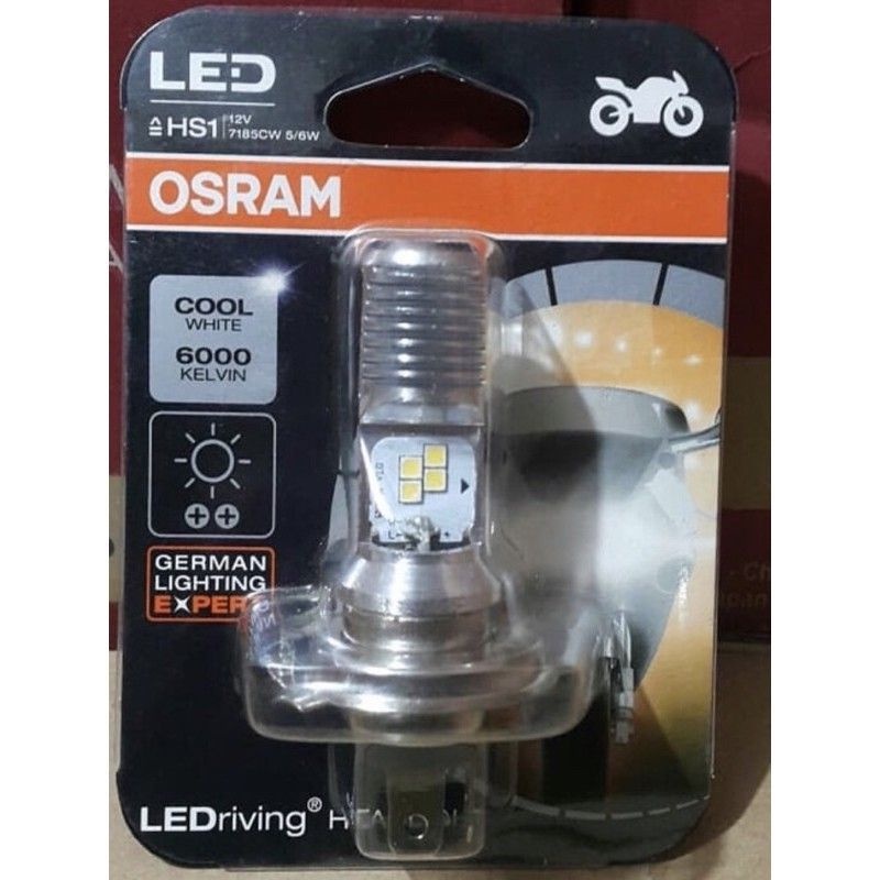OSRAM LED HS1 H4 AC/DC LAMPU UTAMA MOTOR KAKI 3 PUTIH