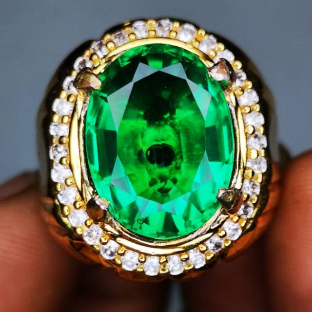 Batu permata zamrud colombia asli chatam