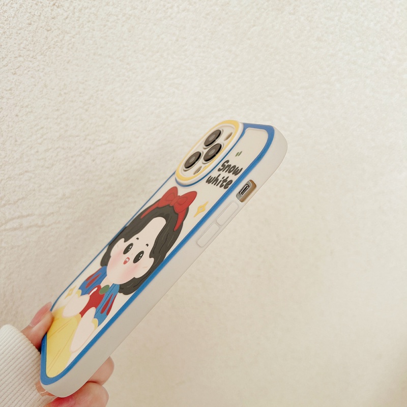 Soft case Motif Kartun Snow white Untuk iphone 13 12 11 Pro Max XS XR 8plus iphone 12pro12pro Max 7 8 Plus X XS XR XSMAX