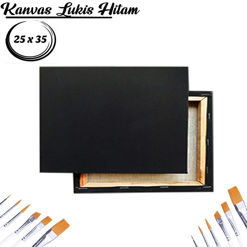 

Kanvas Lukis 25 X 35 Stretched Canvas Medium Texture