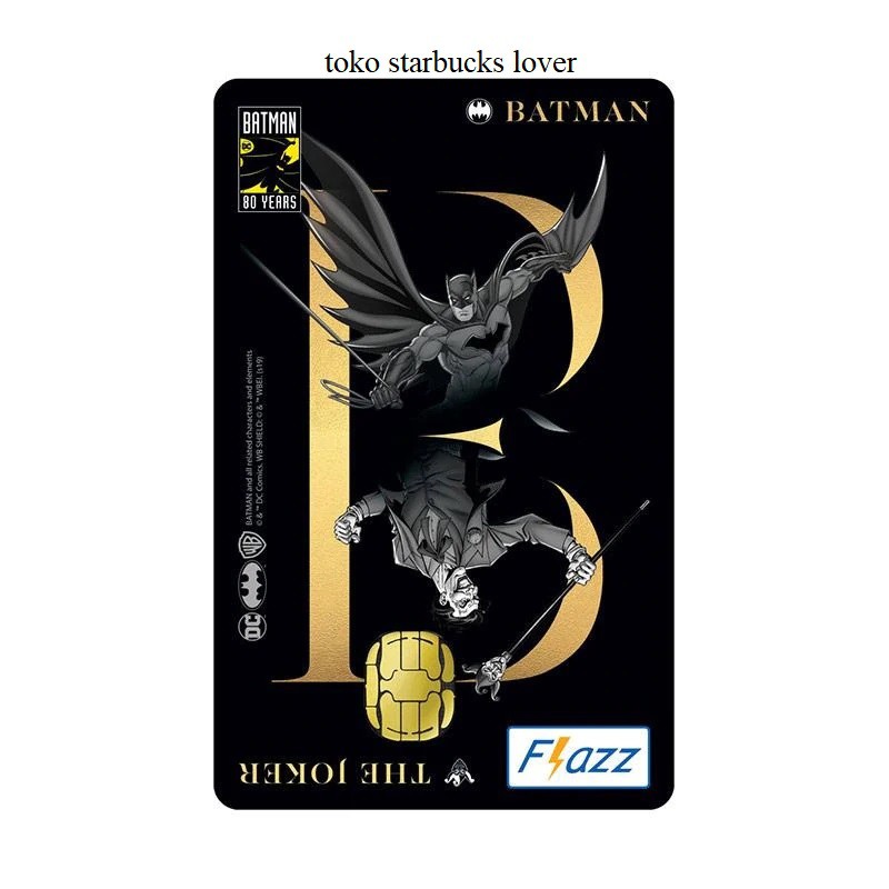 Kartu Flazz Bca Saldo 0 Batman 2019 Hitam
