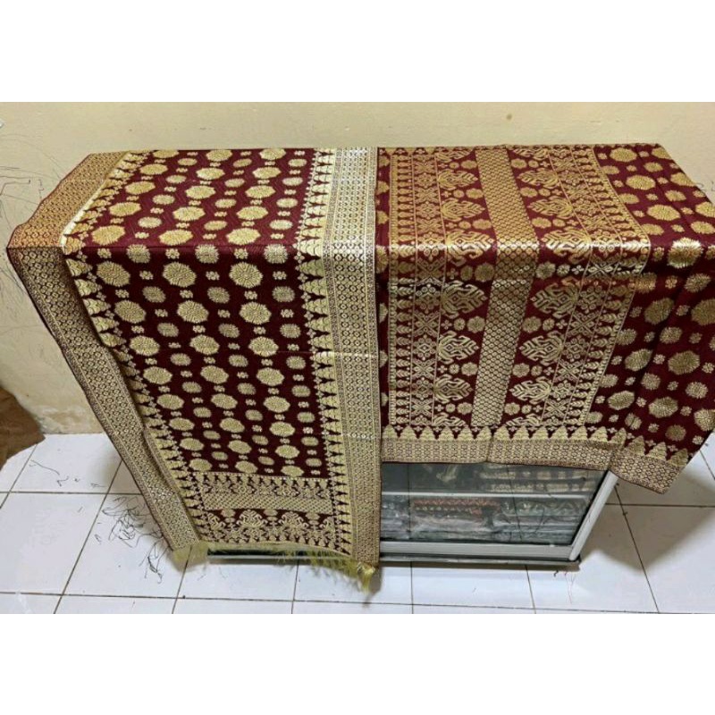 kamen blongket tenun jumputan palembang