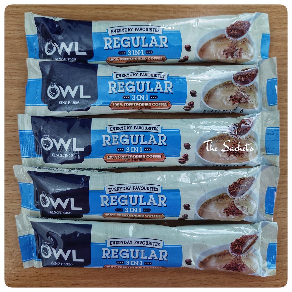 

Owl Everyday Favourite Regular 3in1 Freeze Dried Coffee Sachet