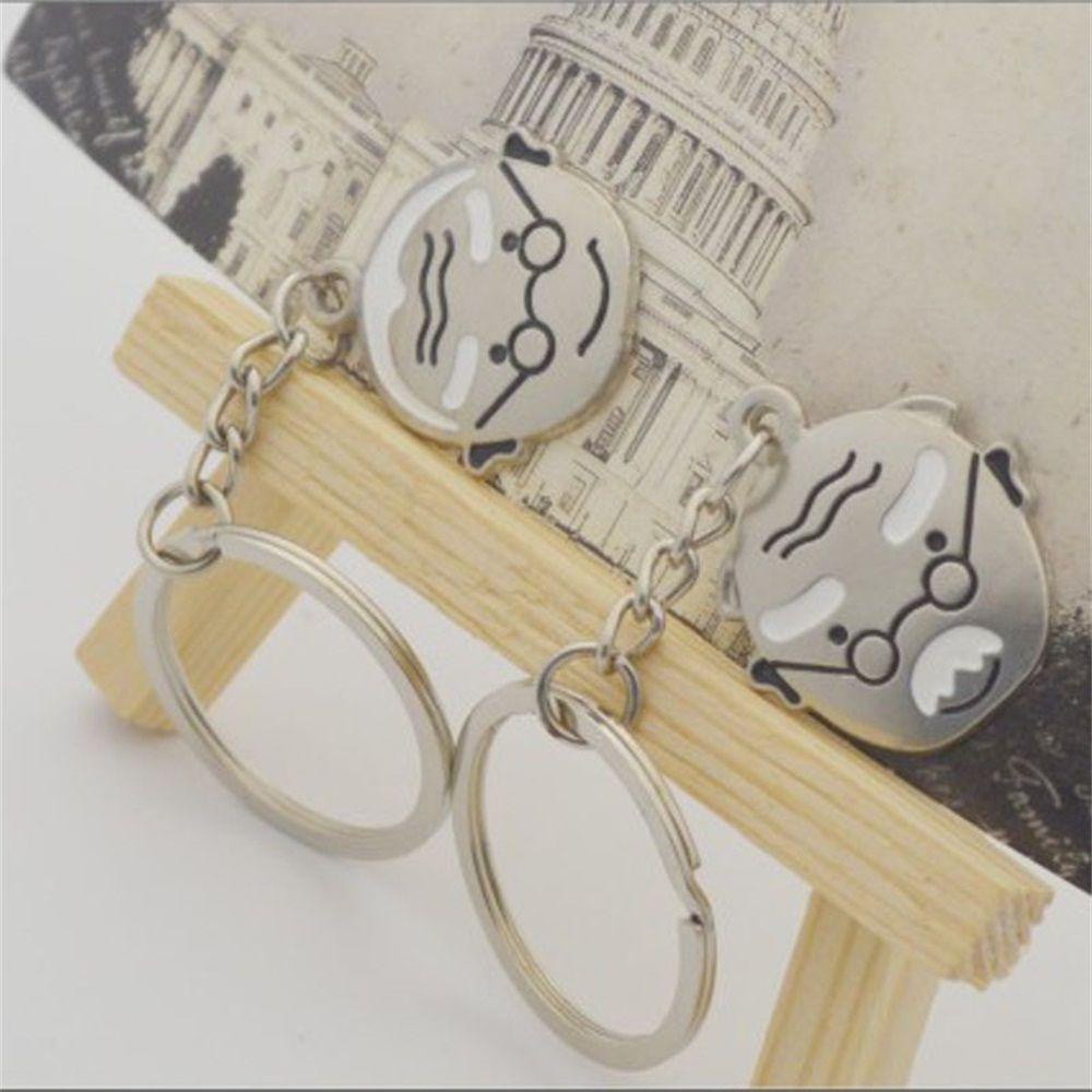 【 ELEGANT 】 Hadiah Valentine Day Keyring Fashion Gift Chain Lover Key 1pasang Gantungan Kunci Pasangan