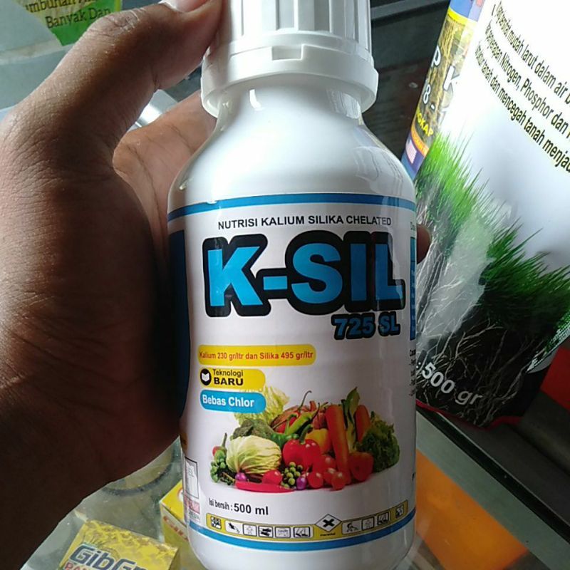 nutrisi kalium silika k-sil 725 sl anti roboh berat meningkat ( 500 ml )