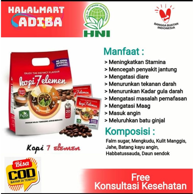 

KOPI 7 ELEMEN HNI KOPI KESEHATAN SOLUSI PENAMBAH STAMINA KOPI HERBAL MASUK ANGIN