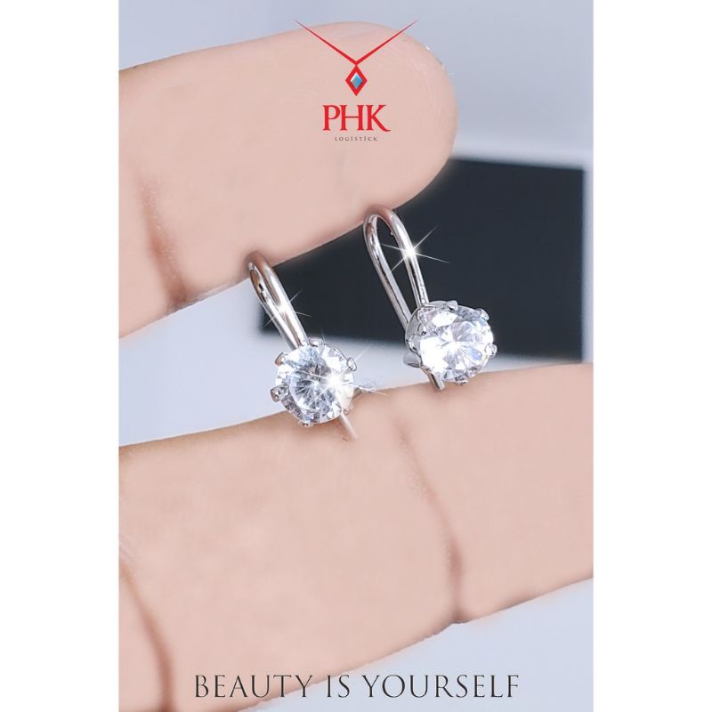 Anting dhesi perak silver anti karat terlaris