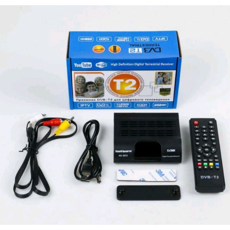 Promo Termurah STB Digital DVB-T2 HD-99/Siaran Digital Tv Tunner/Set Top Box Taffware DVB T2 HD-99