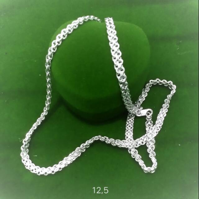 Kalung Perak Murni Medan Rangkap