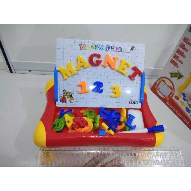 Mainan Edukasi Anak Magnetic Sketchpad Drawing Board