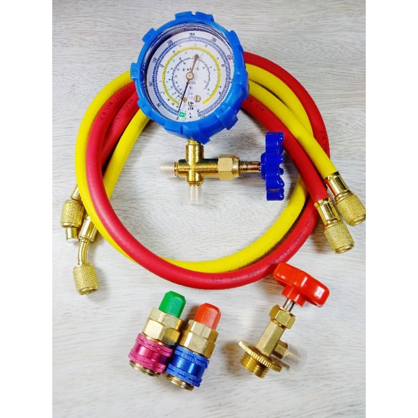 Paket alat isi Freon AC mobil & kulkas tanpa freon